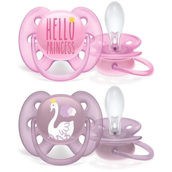 پستانک اولترا سافت 6-18 ماه قو اونت Avent