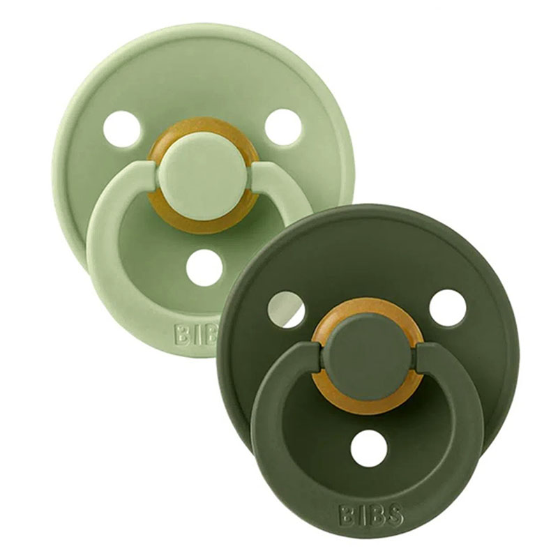 پستانک سرگرد 2 عددی سبز-یشمی بیبس Bibs