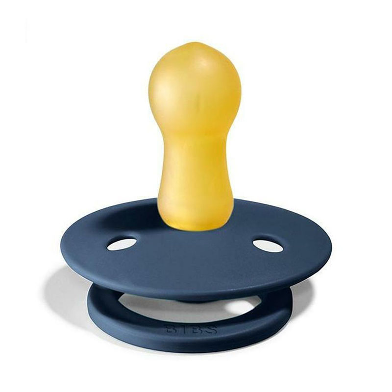 پستانک سرگرد 2 عددی سرمه ای-آبی بیبس Bibs2