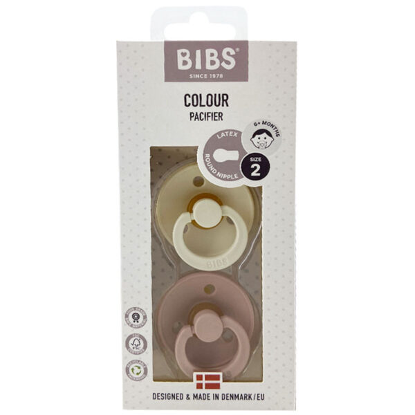 پستانک سرگرد 2 عددی شیری-کالباسی بیبس Bibs1