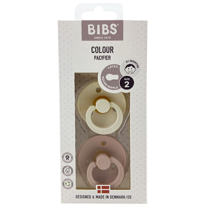 پستانک سرگرد 2 عددی شیری-کالباسی بیبس Bibs1