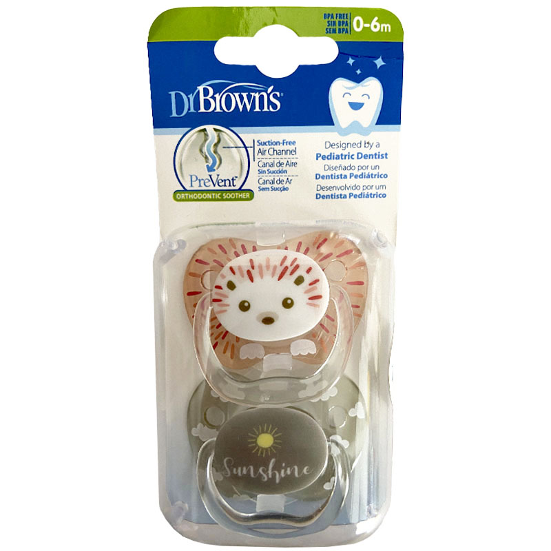 پستانک ارتودنسی جوجه تیغی و ابر دکتر براون Dr.Browns