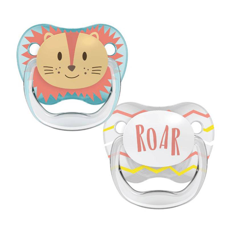 پستانک ارتودنسی شیر و خط رنگی دکتر براون