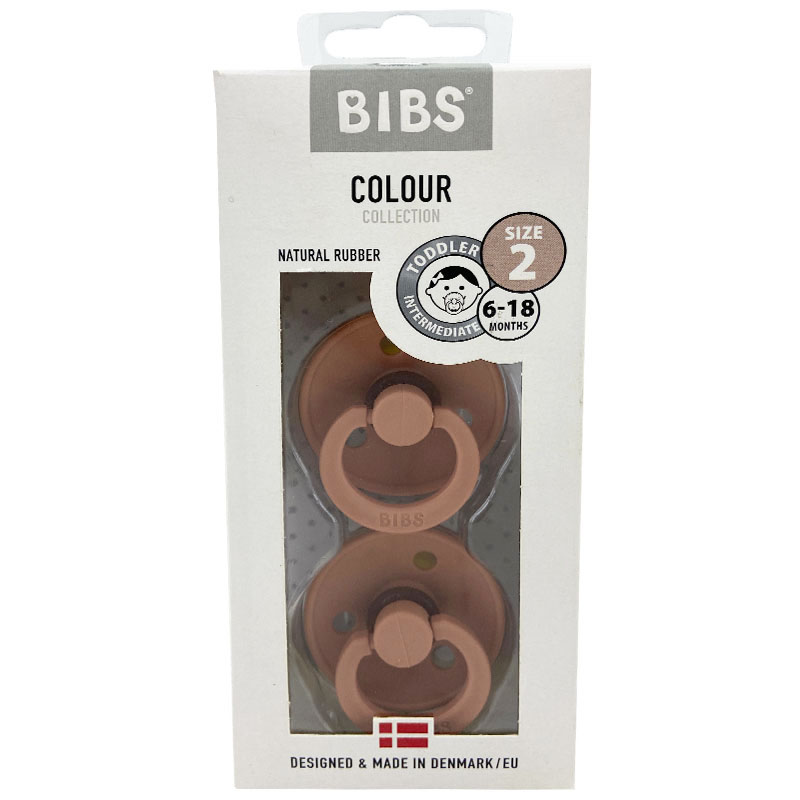 پستانک سرگرد 2 عددی شکلاتی بیبس Bibs1