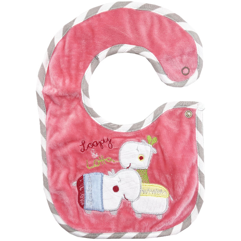 پیش بند مخمل و دستمال گردن زرافه و کرگدن Lebe1