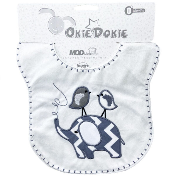 پیش بند مخمل طرح فیل و گنجشک OkieDokie3