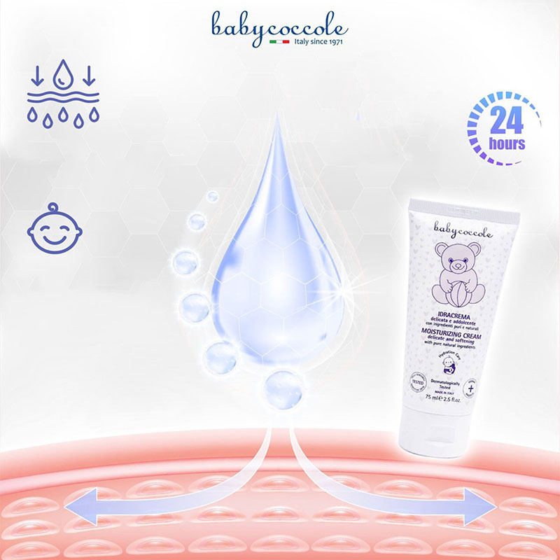 کرم مرطوب کننده تیوپی 75میل بی بی کوکول Baby coccole2