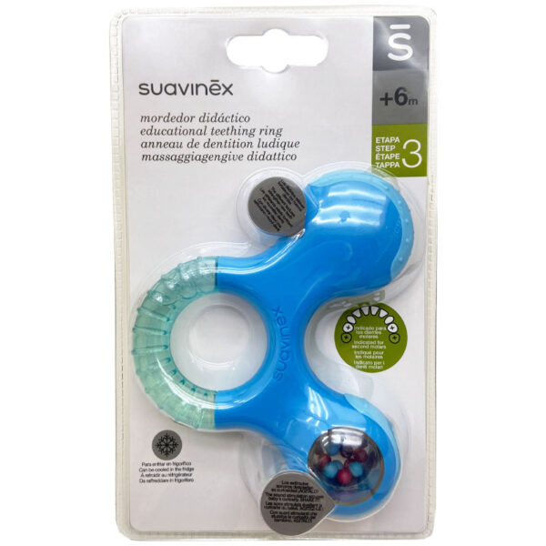 دندان گیر مرحله سه 6+ ماه سوآوینکس suavinex آبی