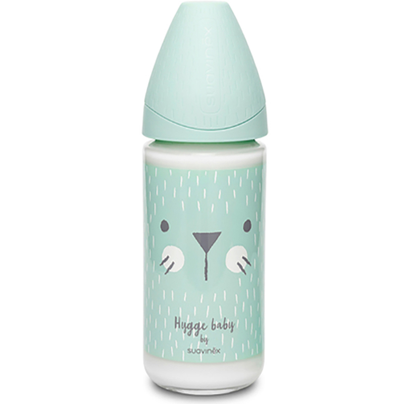 شیشه شیر سرگرد 4+ ماه 360 میل خرگوش سواوینکس suavinex سبز