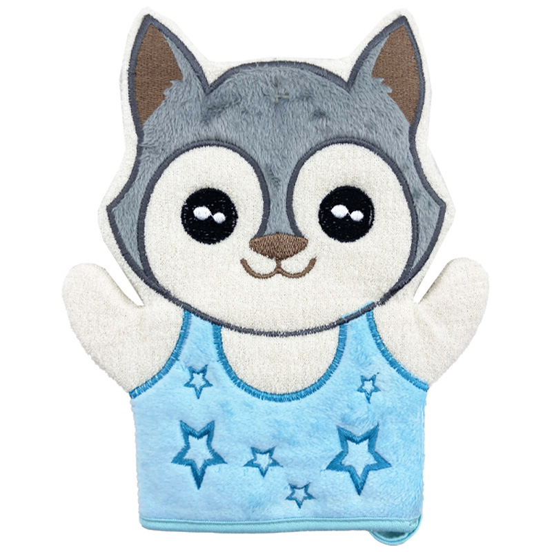 لیف حمام طرح راکون رنگی Bello3