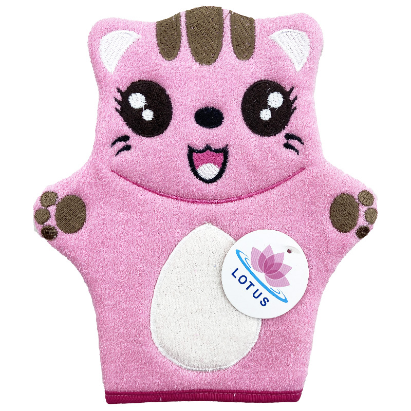 لیف حمام کودک گربه خندان لوتوس Lotus1