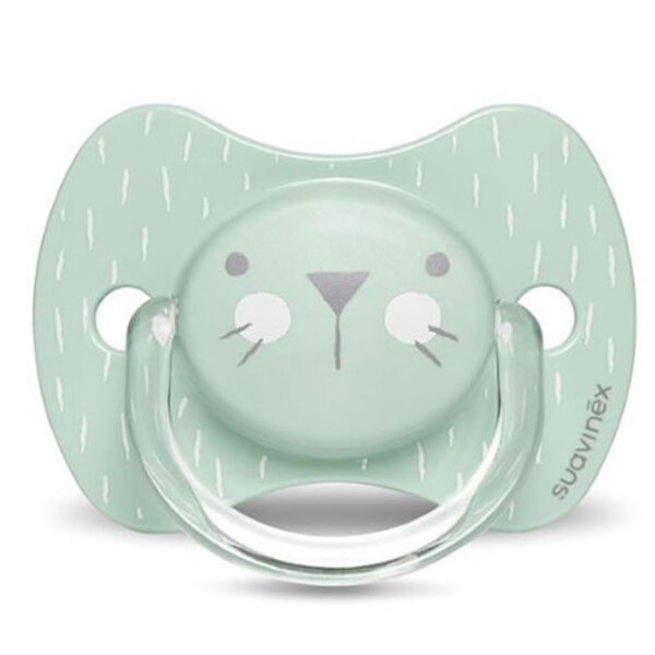 پستانک بادامی طرح خرگوش 0-6 ماه suavinex1