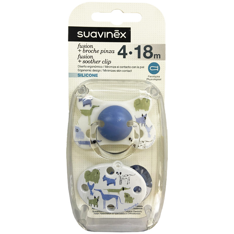 ست پستانک و زنجیر Fusion سگ 4-18 ماه سواوینکس suavinex