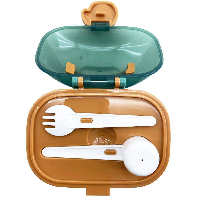 انبار غذا و شیر خشک پیمانه دار طرح گل 380 میل Jiayi1