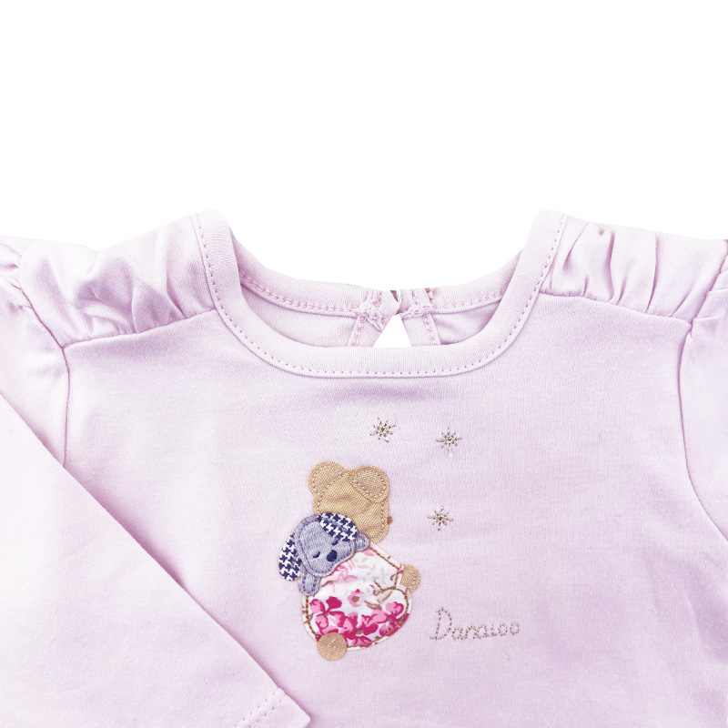 بلوز آستین بلند فانتزی دخترانه Violet دانالو Danaloo3