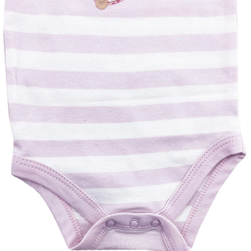 زیردکمه دخترانه آستین بلند راه راه Violet دانالو Danaloo3