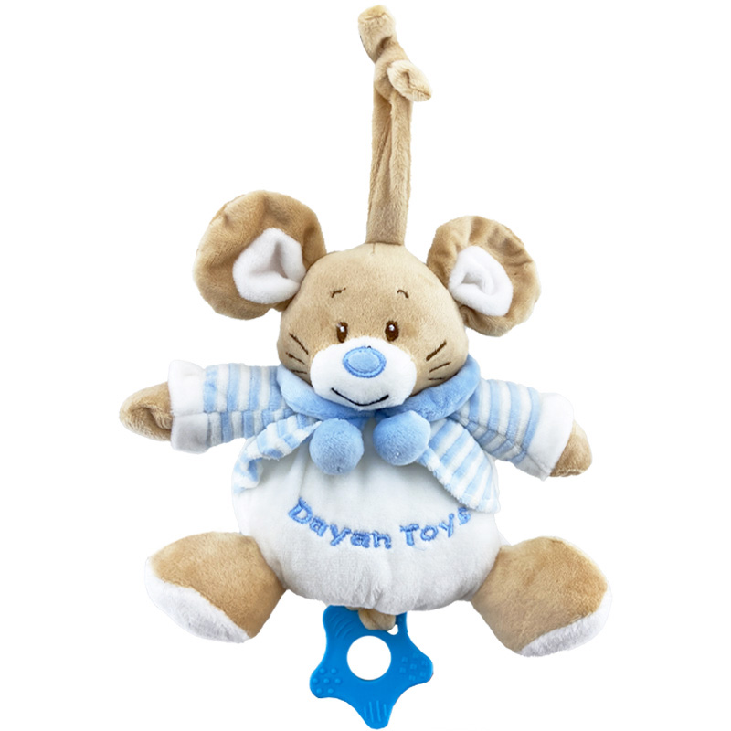 عروسک نخ کش موزیکال موش دایان تویز Dayan Toys آبی