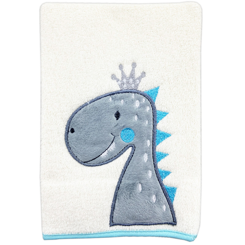 لیف حمام کودک دایناسوز تاج دار Bello آبی