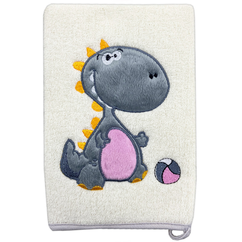 لیف حمام کودک طرح دایناسور و توپ Bello صورتی