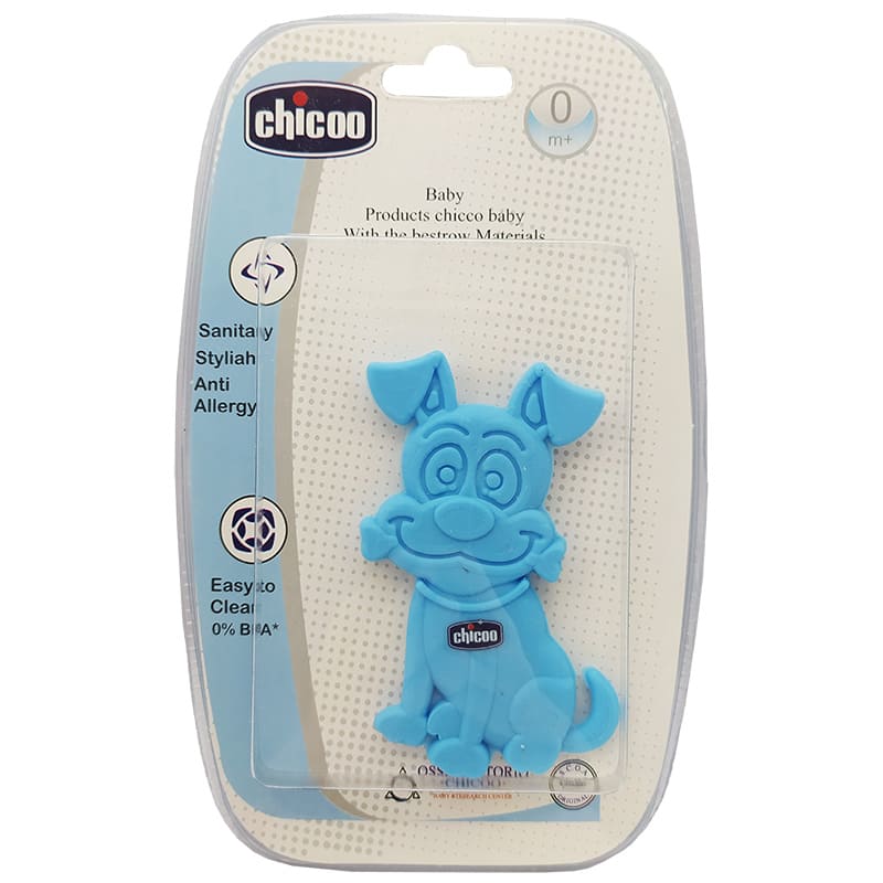 دندان گیر سگ سیلیکونی آبی