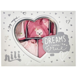 ست بیمارستانی 13 تکه نوزادی طرح فلامینگو نیلی Nili