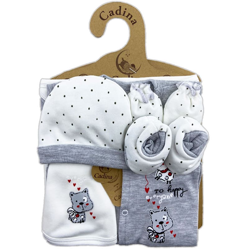 ست بیمارستانی 8 تکه سگ و قلب کادینا Cadina