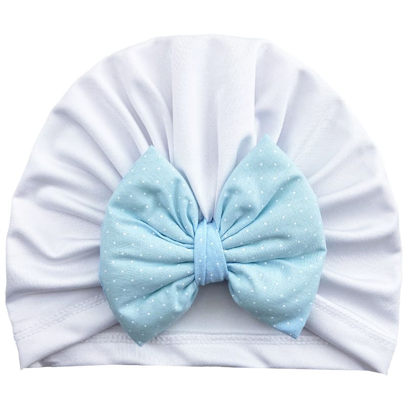 ست توربان، پاپوش و پیش بند پاپیون خال دار Lemon Kids3