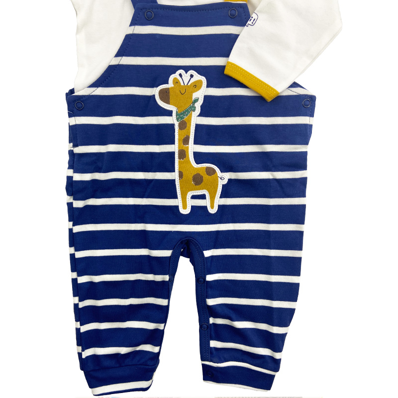 سرهم پیشبندی و بلوز طرح زرافه نیلی Nili6