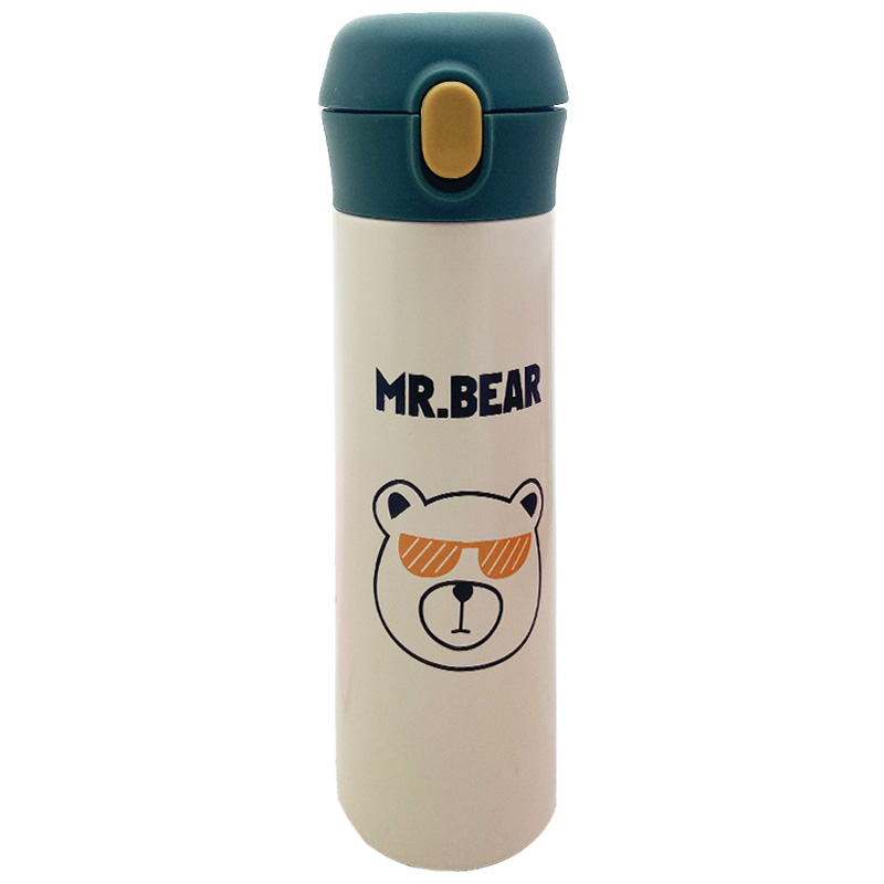 فلاسک استیل قفل دار 500ميل Mr Bear خرس You Cup