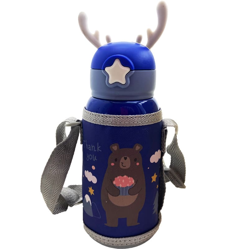 فلاسک استیل طرح گوزن بند دار Lucky Partner3