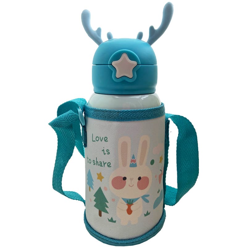 فلاسک استیل طرح گوزن بند دار Lucky Partner5