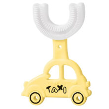 مسواک چرخشی U-shaped تاکسی Little Wallaby زرد