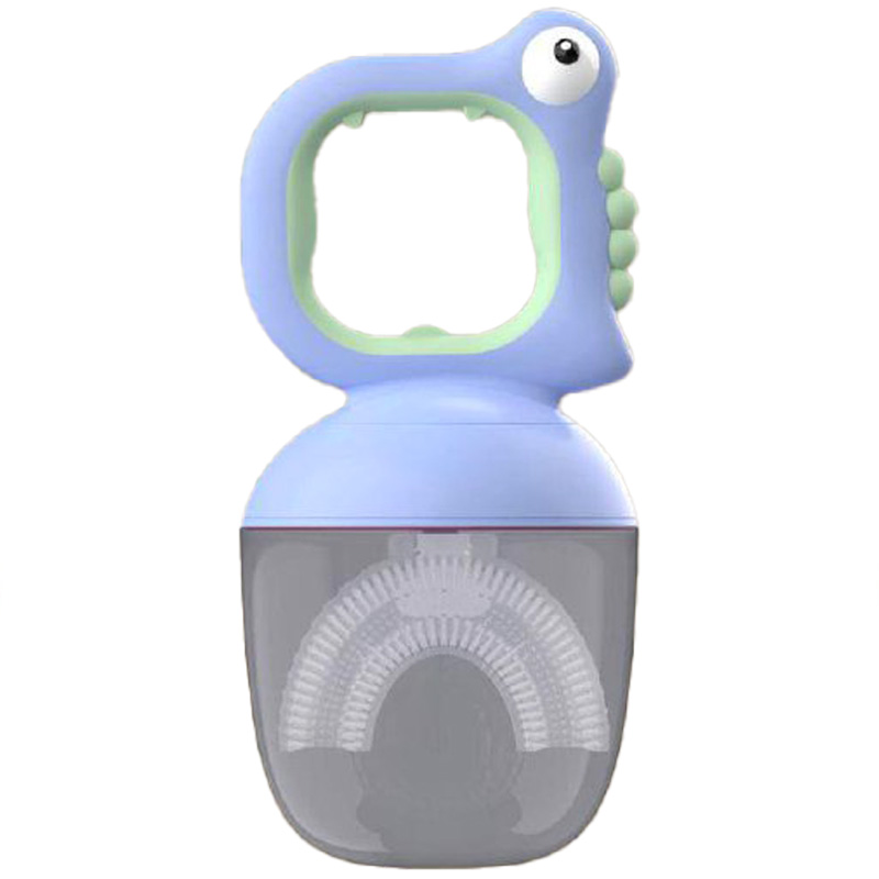 مسواک چرخشی دایناسور قاب دار بزرگ Little Wallaby آبی