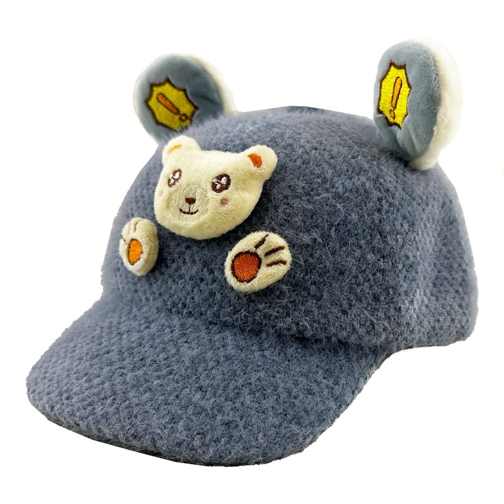 کلاه نقاب دار پشمی بچگانه عروسکی خرس1