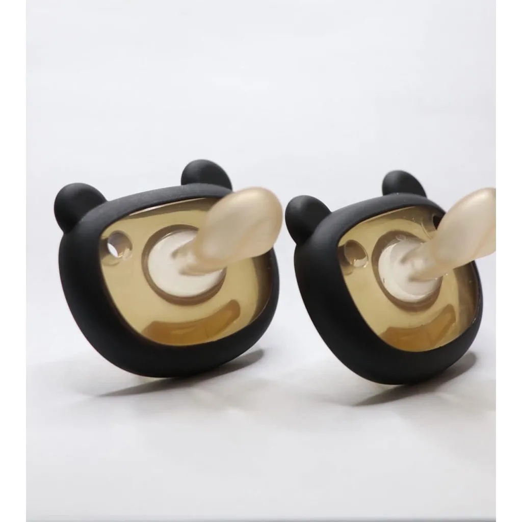 پستانک 2عددی مشکی ارتودنسی هی اور شی He or she