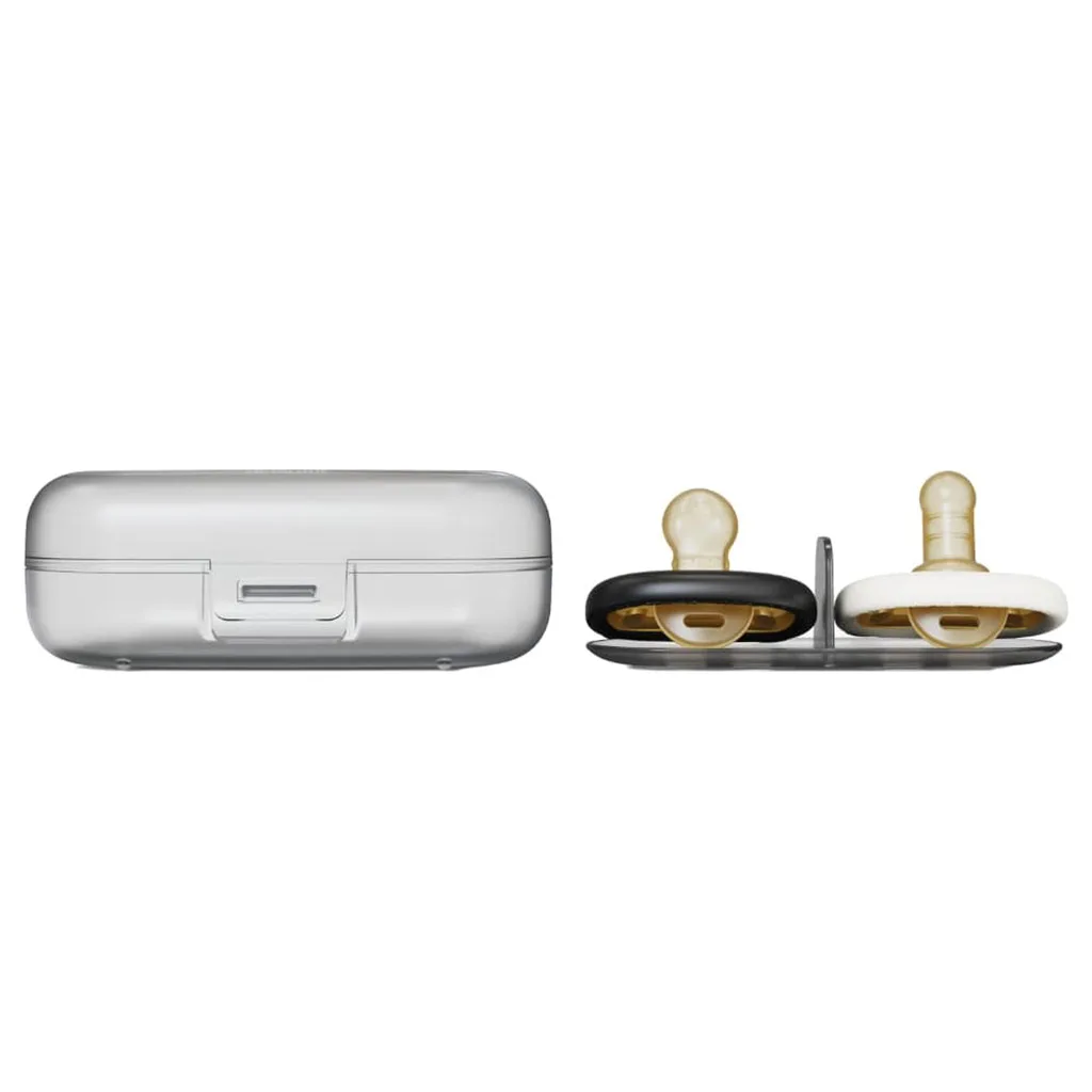 پستانک 2عددی مشکی ارتودنسی هی اور شی He or she