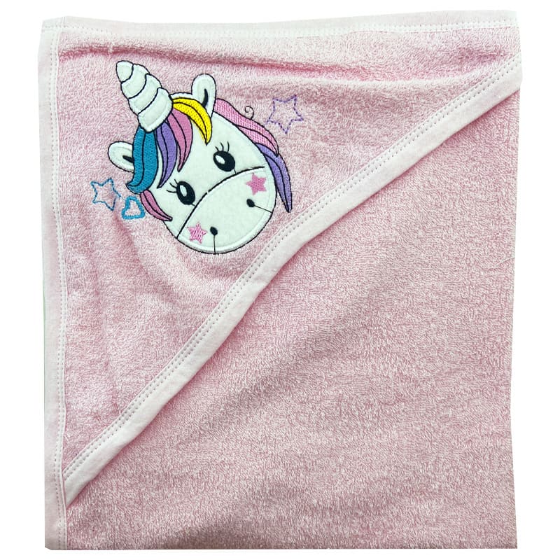 ست حوله تن پوش 5تکه اسب تک شاخ کیوت بی بی Cute Baby2