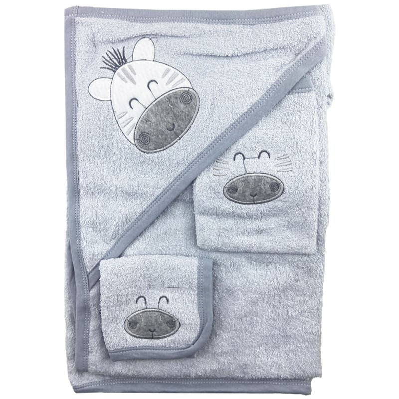 ست حوله تن پوش 5تکه zebra گورخر بی بی Cute Baby8