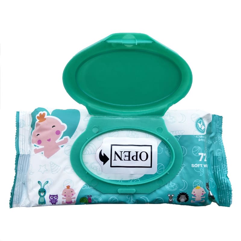 دستمال مرطوب 72 عددی Green نی نی سولینا 7Queen1