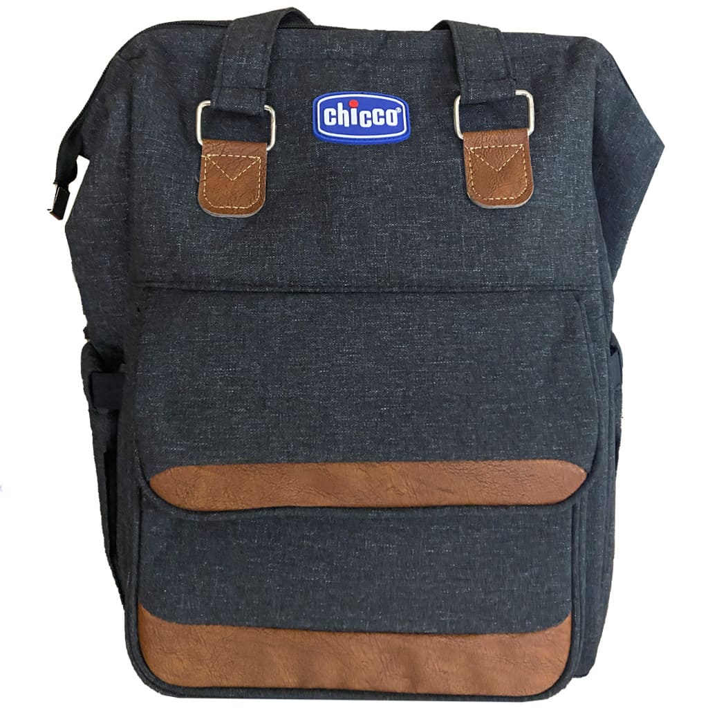 ساک لوازم نوزاد کوله پشتی جیب دکمه دار چیکو Chicco مشکی