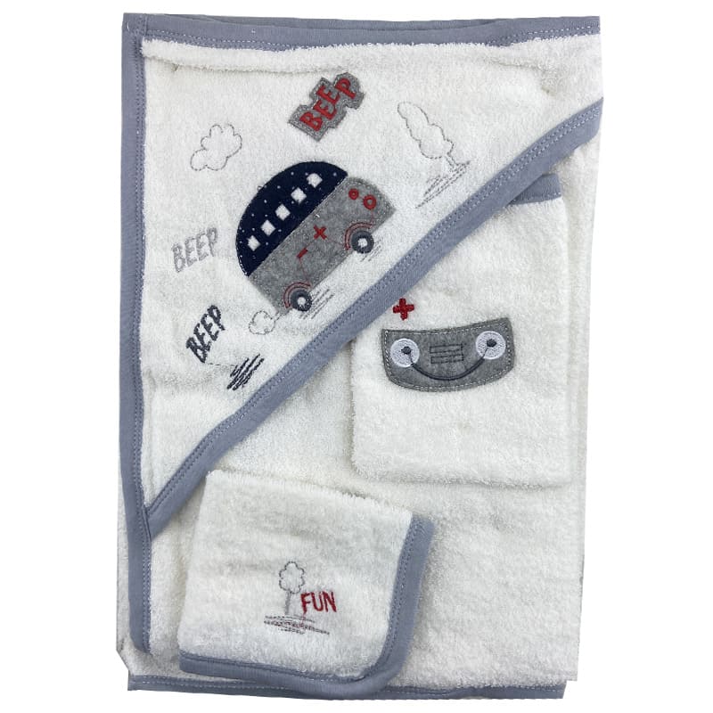 ست حوله تن پوش Beep فولكس کیوت بی بی Cute Baby1