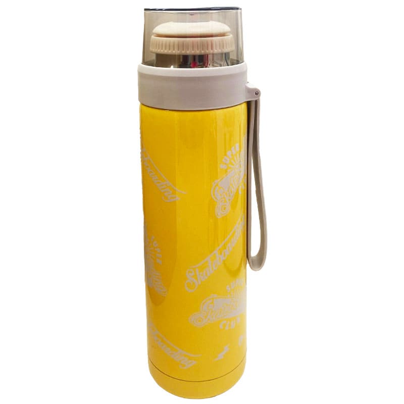 فلاسک استیل با درب شیشه ای 500 میل Liuduo7