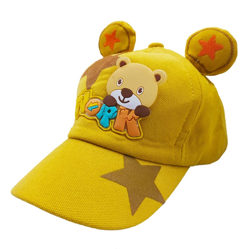 کلاه بچگانه نقاب دار خرس و ستاره Work1