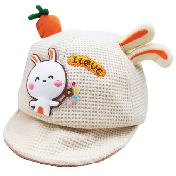 کلاه بچگانه نقاب دار طرح خرگوش و هویج4