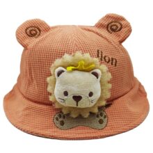 کلاه لبه دار بچگانه طرح شیر Lion3