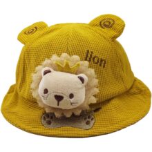 کلاه لبه دار بچگانه طرح شیر Lion