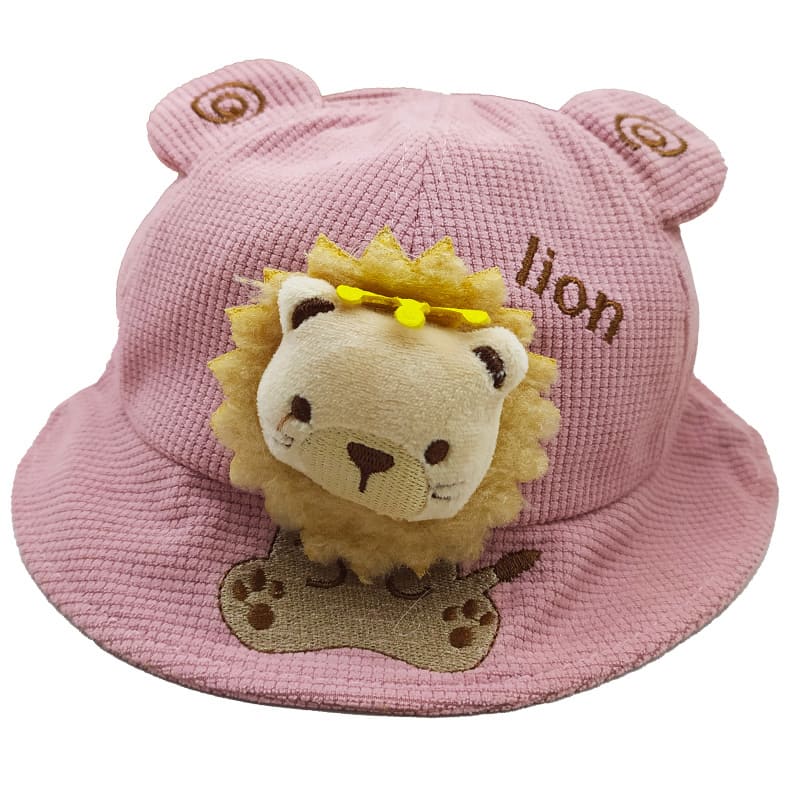 کلاه لبه دار بچگانه طرح شیر Lion1