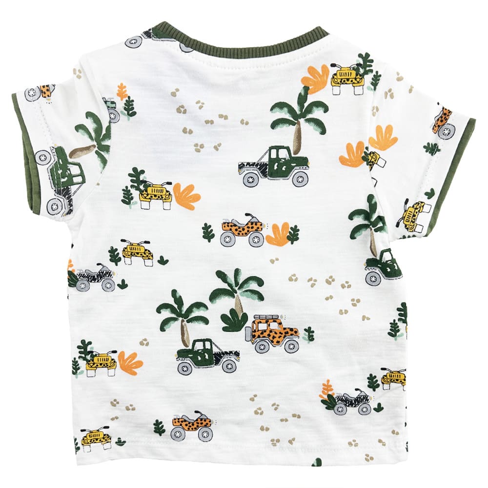 ست تیشرت و شورتک ماشین و درخت ایندیگو Indigo4