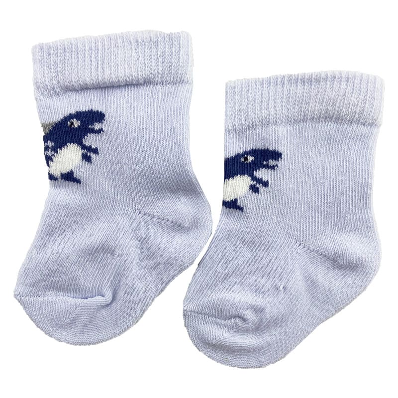 جوراب نوزادی 3 عددی طرح دایناسور Bebitof2