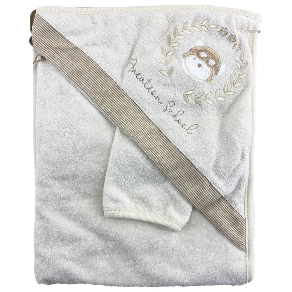 حوله چهارگوش لیف دار خرس خلبان Anna Babba3